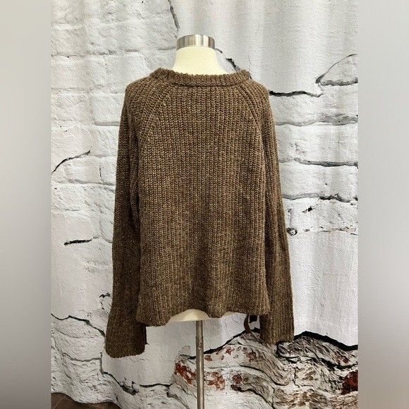 ASTR The Label Brown Lexie Side Tie Chunky Sweater Wool Blend‎ - Picture 9 of 10